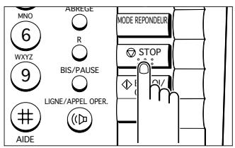 SAMSUNG SF-110T - Enregistrement d'une annonce en mode rep/fax - 3
