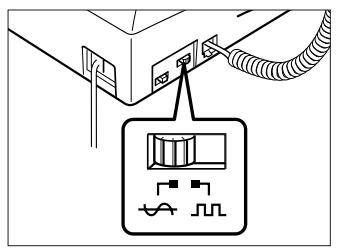 SAMSUNG SF-110T - Sélection du mode de numérotation - 1