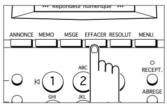 SAMSUNG SF-110T - Effacement de tous les messages - 1