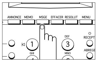SAMSUNG SF-110T - Écoute de tous les messages - 1