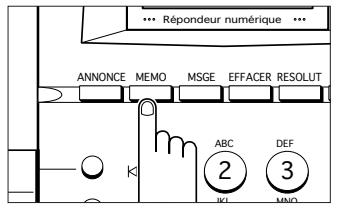 SAMSUNG SF-110T - Enregistrement d'un mémo - 1