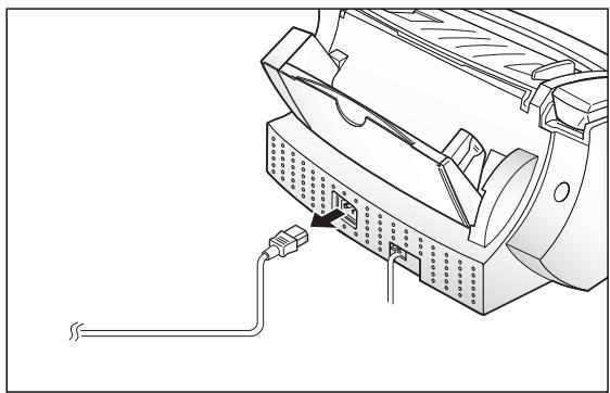 SAMSUNG SF-3000TI - Nettoyage des contacts et du déflecteur du chariot portecartouche - 2