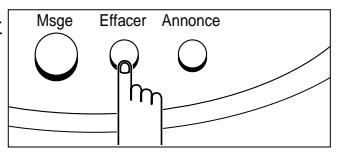 SAMSUNG SF-3000TI - Effacement d'un message sélectionné - 1