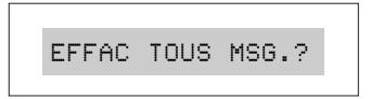 SAMSUNG SF-3000TI - Effacement de tous les messages enregistrés - 2