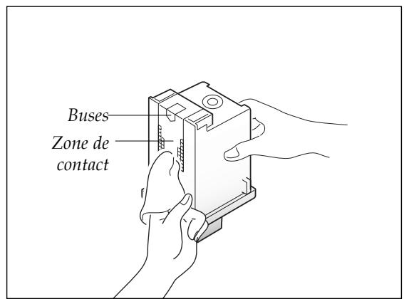 SAMSUNG SF-3000TI - Nettoyage des buses d'impression et des contacts - 2