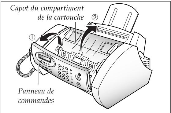 SAMSUNG SF-3000TI - Remplacement de la cartouche d'encre - 3