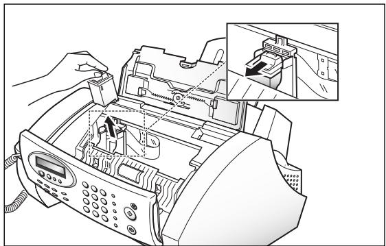 SAMSUNG SF-3000TI - Nettoyage des contacts et du déflecteur du chariot portecartouche - 1