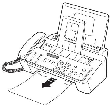 SAMSUNG SF-370 - Si le document est coincé au niveau de la zone de sortie - 1