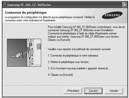 SAMSUNG SF-370 - Cliquez sur Suivant. - 1