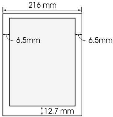 SAMSUNG SF-4000 - Zone d'impression - 1