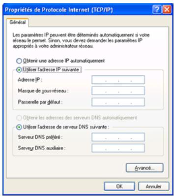SAMSUNG NV25NH0S1P - Si vous voulez utiliser une adresse IP statique : - 1