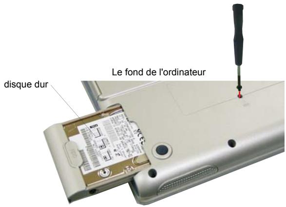disque dur Le fond de l'ordinateur