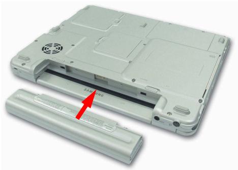 SAMSUNG NX15TPHGVQ - Ejection et fixation de la batterie - 2