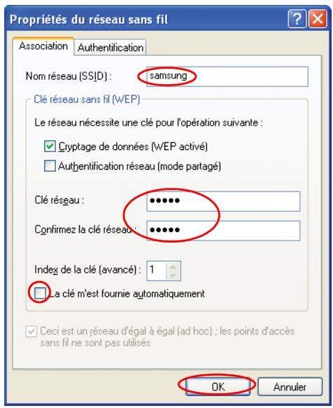 SAMSUNG NX15TPHGVQ - Etape 1. Paramétrage d'un réseau entre ordinateurs - 3
