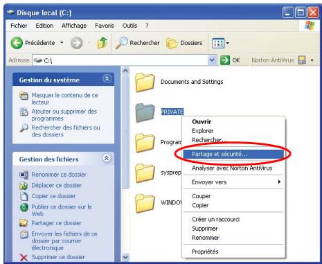 SAMSUNG NX15TPHGVQ - Etape 1. Configuration du partage - 1