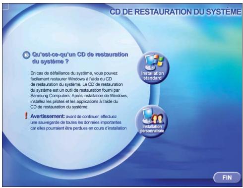 SAMSUNG NX30PRT000 - Réinstallation de Windows - 1