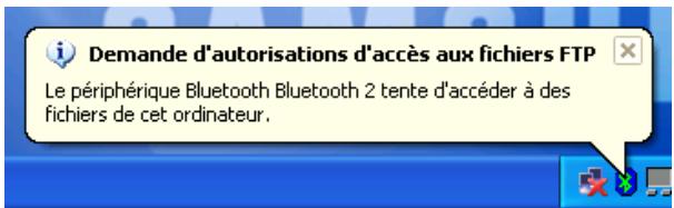 SAMSUNG NX30PRT000 - Etape 2. Autorisation de la transmission - 1