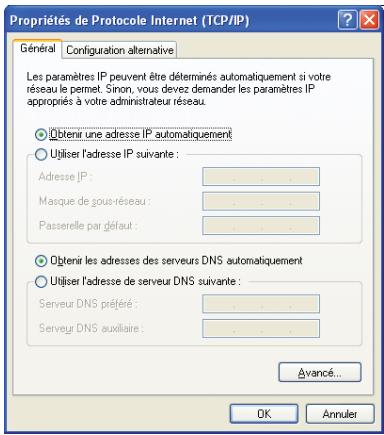 SAMSUNG NX30PRT000 - Pour utiliser une adresse IP statique : - 1