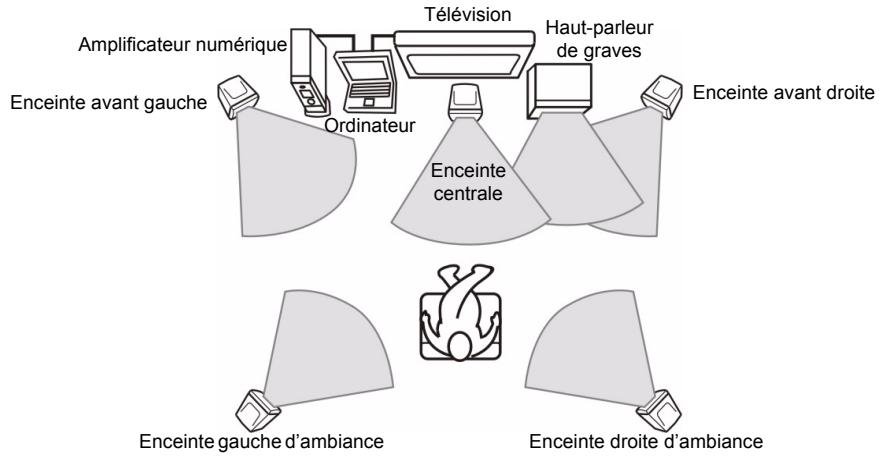 SAMSUNG NX30PRT000 - Etape 1. Connectez le système 5.1 à l'ordinateur. - 1