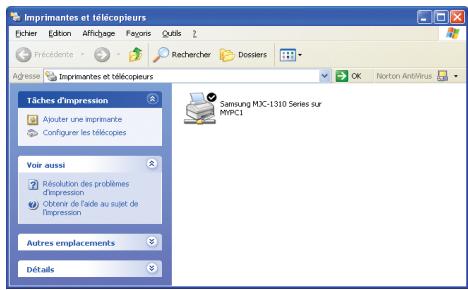 SAMSUNG NX30PRT000 - Etape 2. Ajout et utilisation d'une imprimante partagée. - 2