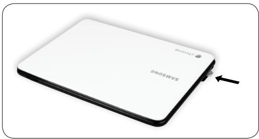 SAMSUNG XE500C21 - Einlegen der SIM-Karte - 1