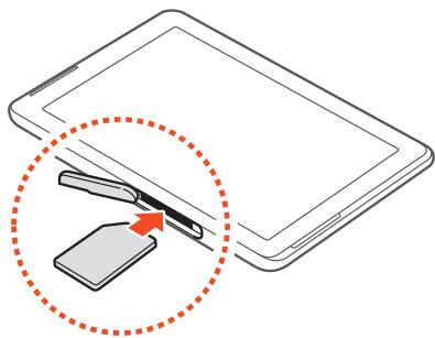 SAMSUNG GT-P5100 - Insérer la carte SIM ou USIM - 1