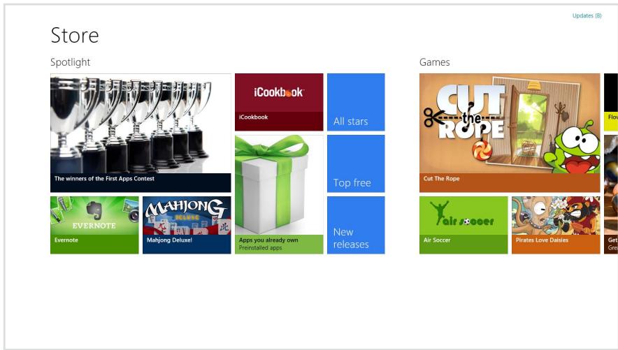 SAMSUNG ATIV SMART PC XE500T1C-A01 - Utilisation du Windows Store - 1