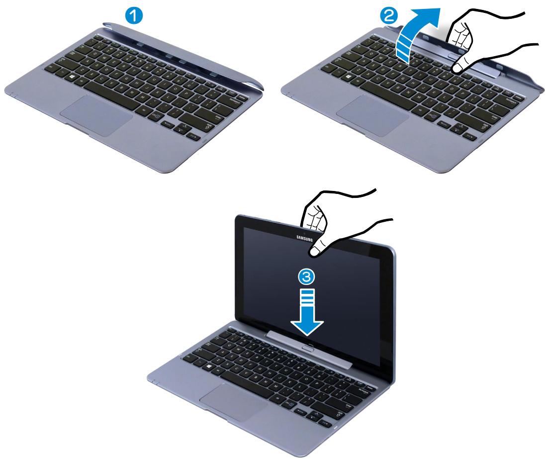 SAMSUNG ATIV SMART PC XE500T1C-A01 - Fixation de l'ordinateur - 1