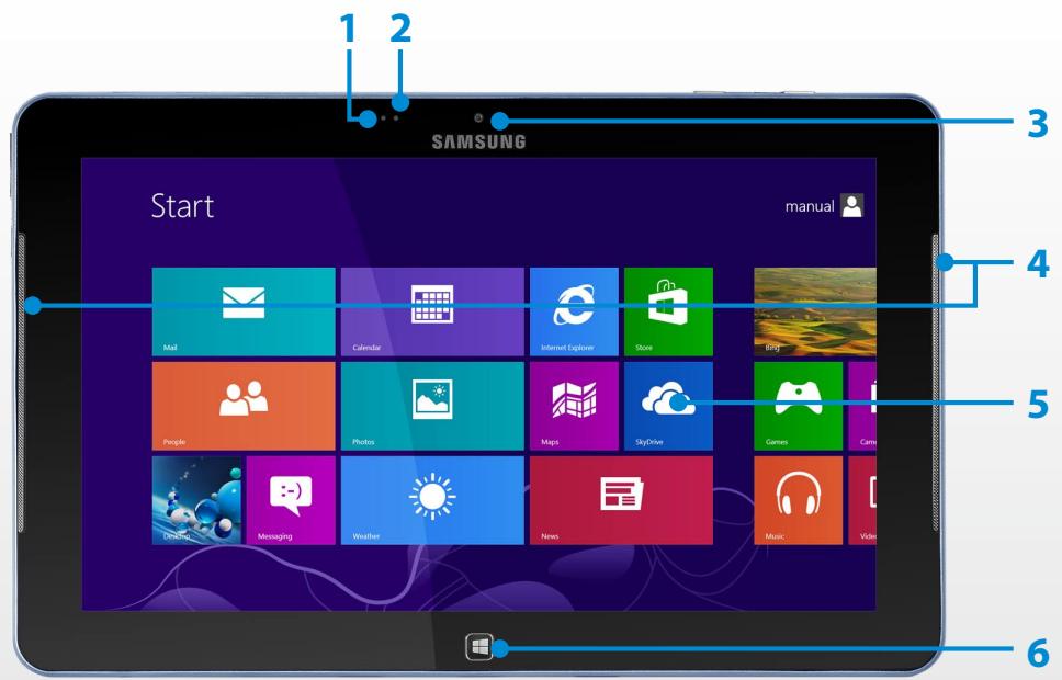 SAMSUNG ATIV SMART PC XE500T1C-A01 - Vue avant - 2