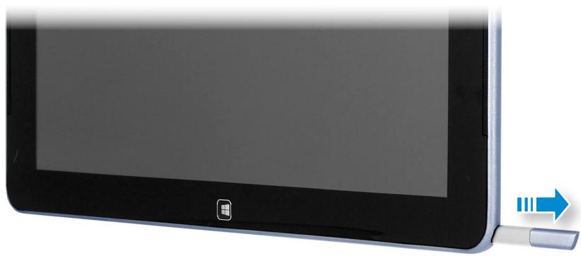 SAMSUNG ATIV SMART PC XE500T1C-A01 - Retrait du S Pen - 1