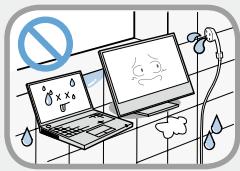 SAMSUNG ATIV SMART PC XE500T1C-A01 - N'utilisez pas l'ordinateur à un emplacement mal ventilé, par exemple sur un lit, un oreiller, un coussin, etc. et ne l'utilisez pas dans une pièce chauffée par le sol ; l'ordinateur risquerait de surchauffer. - 1