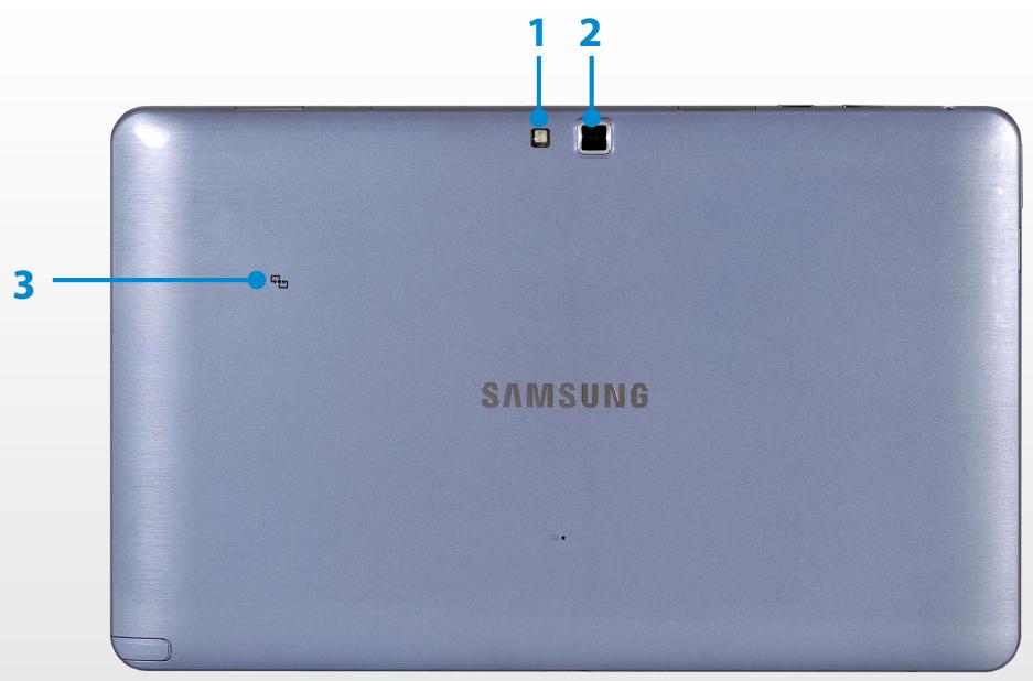 SAMSUNG ATIV SMART PC XE500T1C-A01 - Vue arrière - 1
