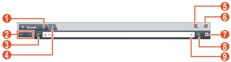 SAMSUNG GALAXY NOTE 10.1 - > Parcourir des pages Web - 1