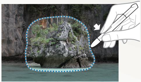 SAMSUNG GALAXY NOTE 10.1 - Capturer une zone de l'écran - 1