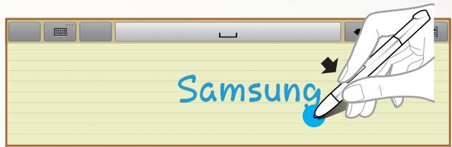 SAMSUNG GALAXY NOTE 10.1 - Utiliser le mode d'écriture manuscrite - 2