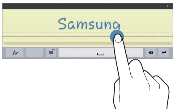 SAMSUNG GALAXY TAB 4 10.1 SM-T530 - Écrire de façon manuscrite - 1