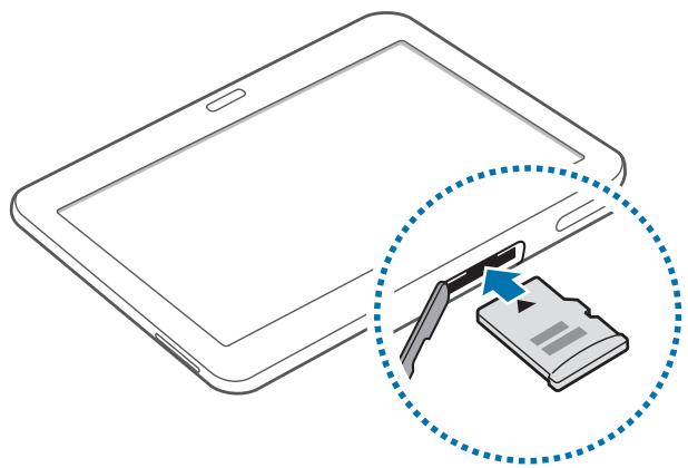 SAMSUNG GALAXY TAB 4 10.1 SM-T530 - Insérer une carte mémoire - 3