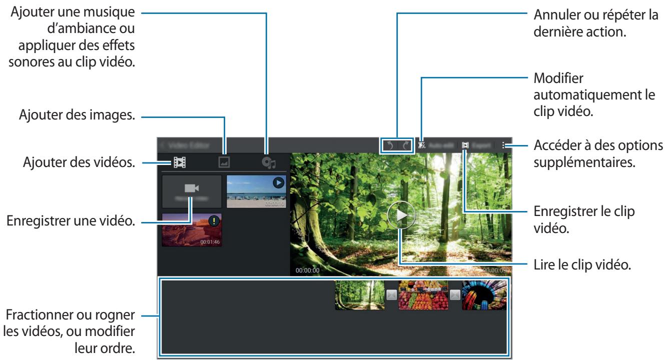 SAMSUNG GALAXY TAB S 10.5 SM-T800 - Editeur deVIDEOS - 2