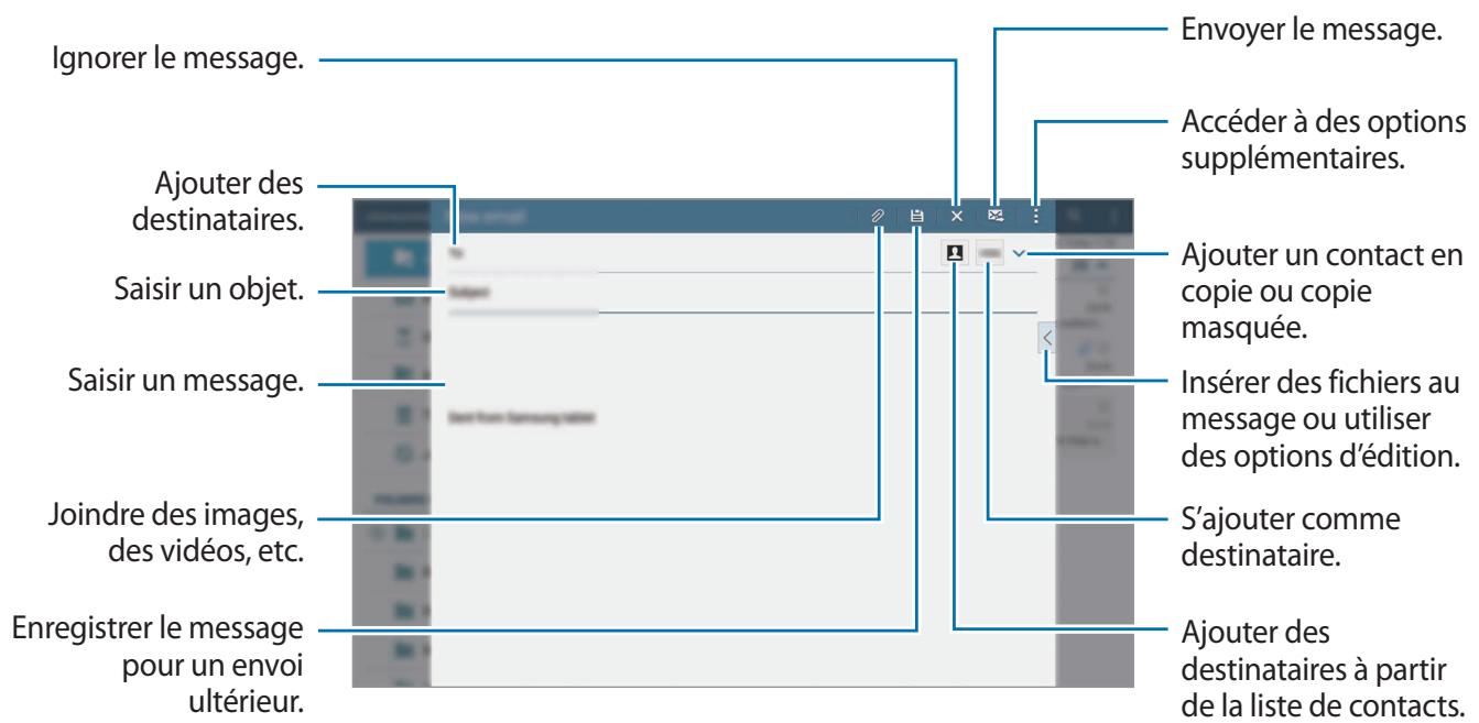 SAMSUNG GALAXY TAB S 10.5 SM-T800 - Envoyer des messages - 1