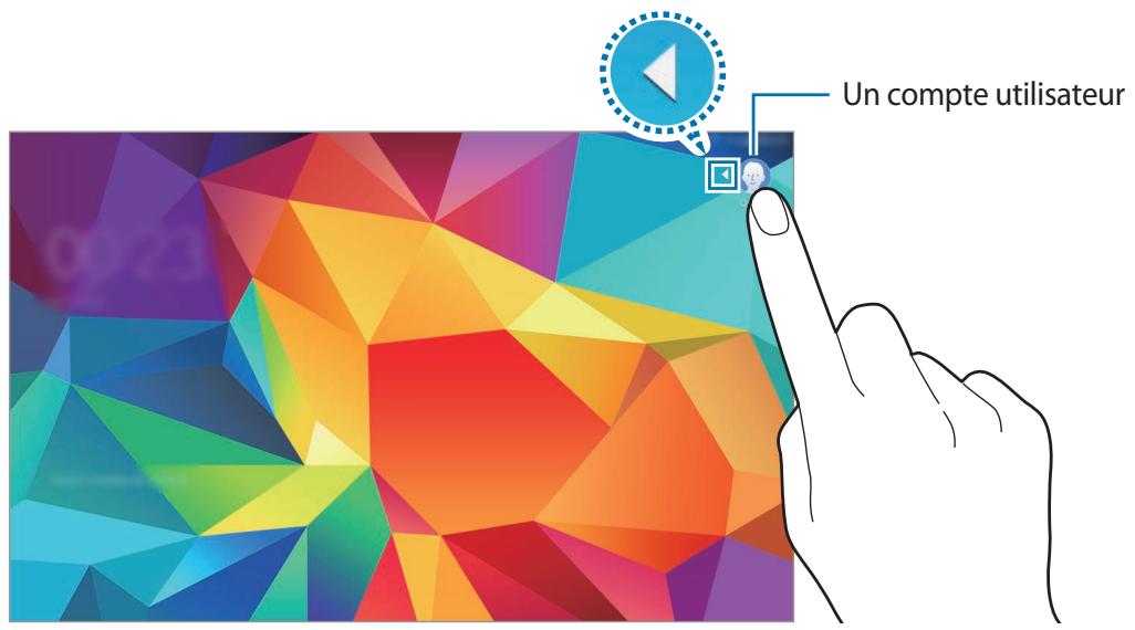 SAMSUNG GALAXY TAB S 10.5 SM-T800 - Passer d'un compte utiliser à l'autre - 1