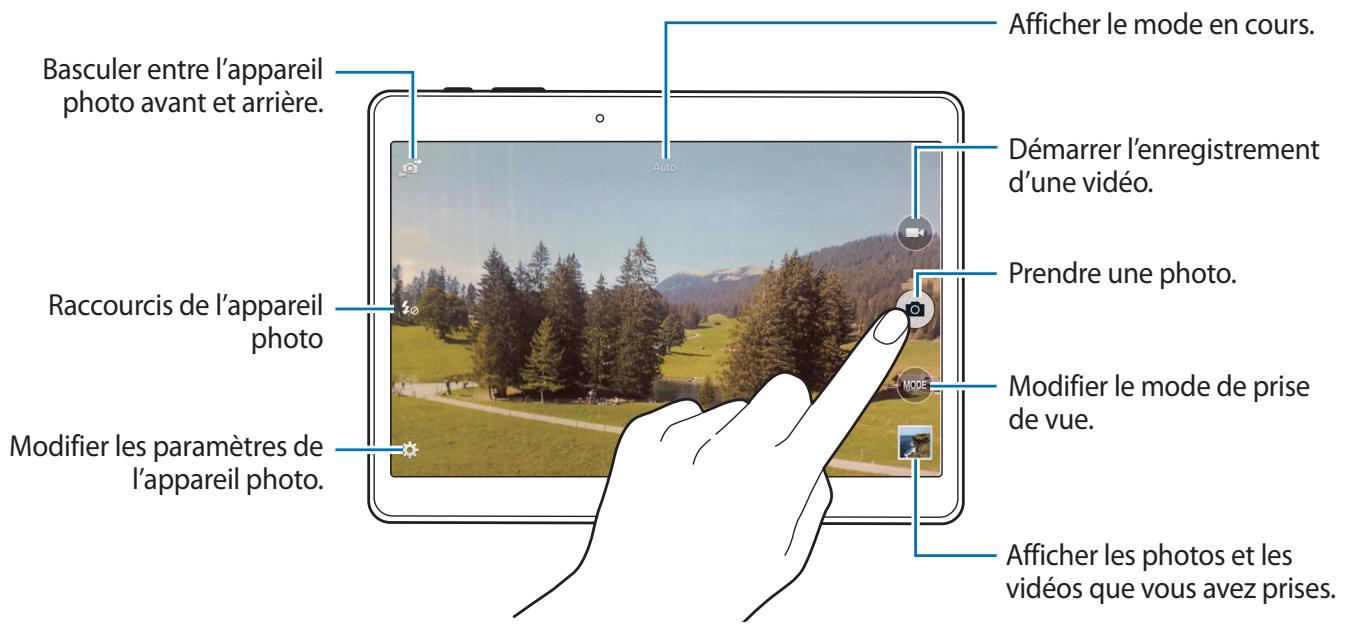 SAMSUNG GALAXY TAB S 10.5 SM-T800 - Prendre des photos ou enregistrer des videos - 1