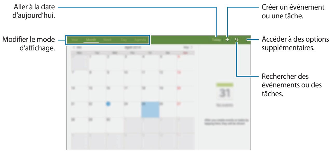 SAMSUNG GALAXY TAB S 10.5 SM-T800 - Démarrer S Planner - 1