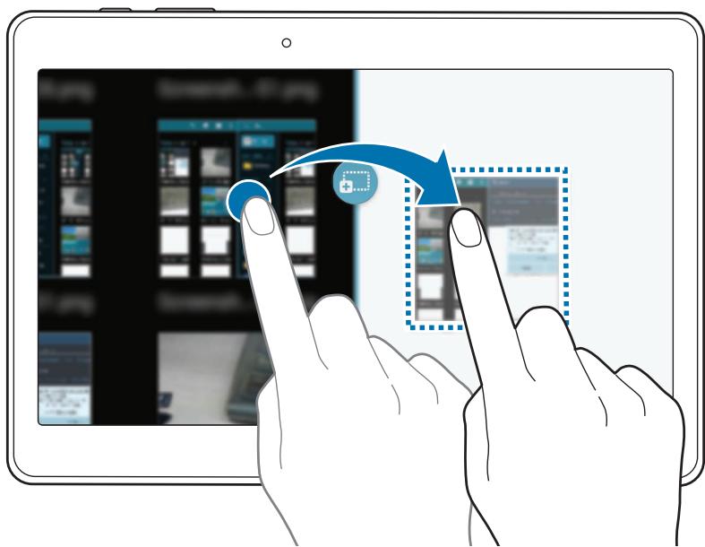 SAMSUNG GALAXY TAB S 10.5 SM-T800 - Utiliser les options Fenêtres multiples - 2