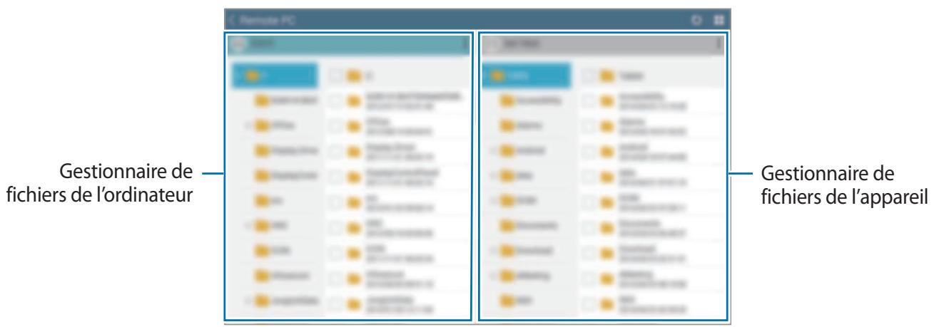 SAMSUNG GALAXY TAB S 10.5 SM-T800 - Transférer des fichiers entre votre apparéil et l'ordinateur - 1