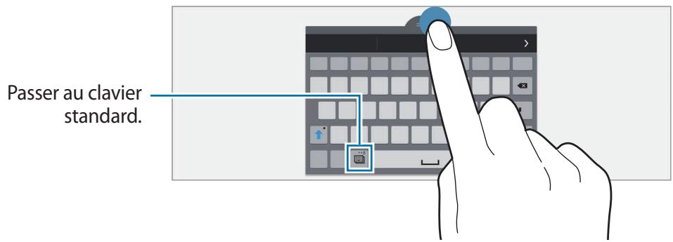 SAMSUNG GALAXY TAB S 10.5 SM-T800 - Utiliser les fonctions supplémentaires du clavier - 4