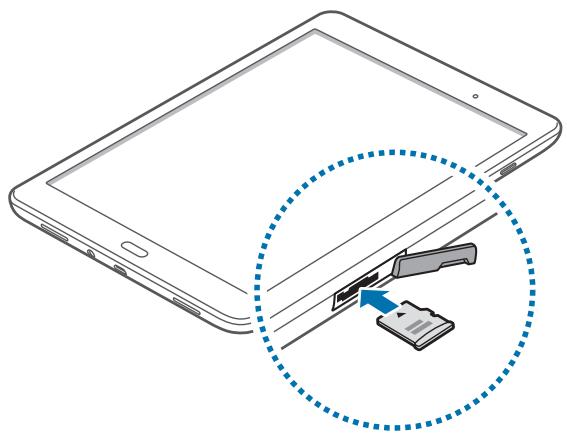 SAMSUNG GALAXY TAB A 9.7 SM-T550 - Installer une carte mémoire - 3