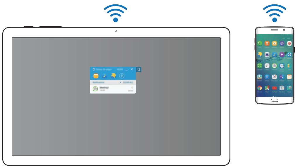 SAMSUNG GALAXY VIEW 18.4 SM-T670 - Connector l'appareil à un smartphone via le Wi-Fi Direct - 1