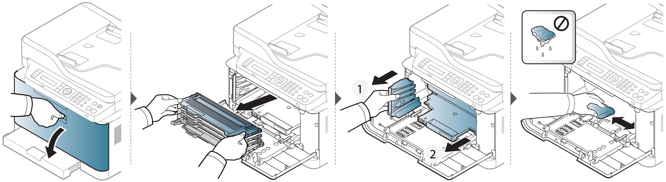 SAMSUNG XPRESS SL-C460FW - Nettoyage de l'appareil - 1