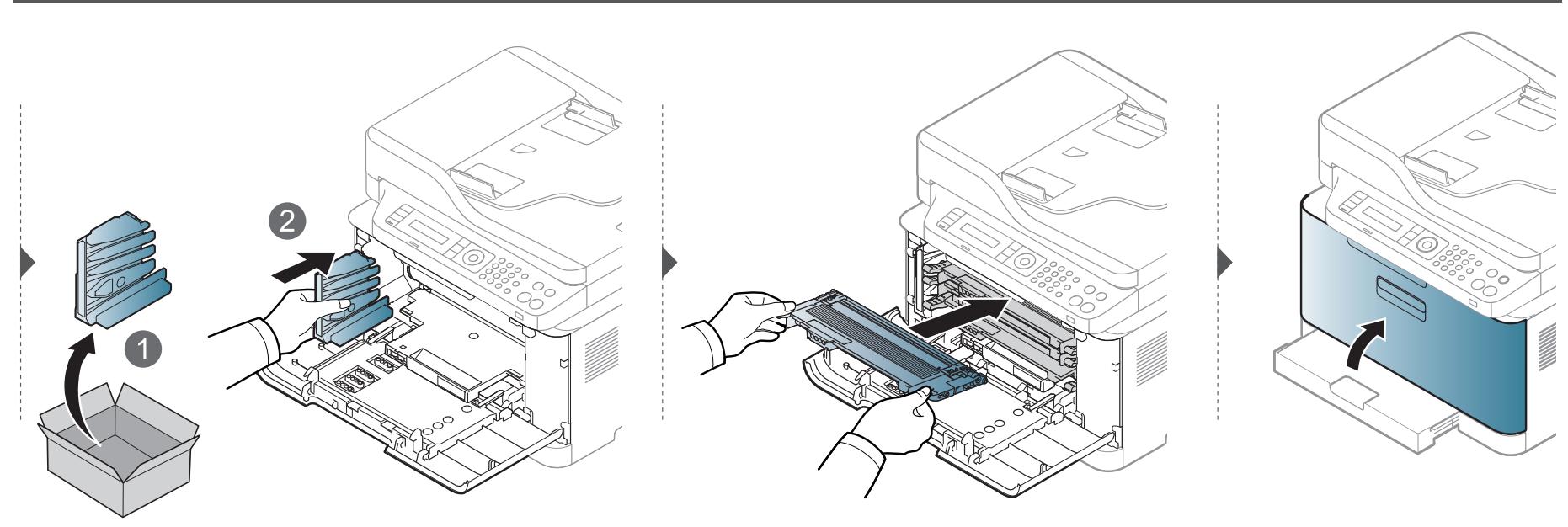 SAMSUNG XPRESS SL-C460FW - Remplacement du récapuérateur de toner usage - 2
