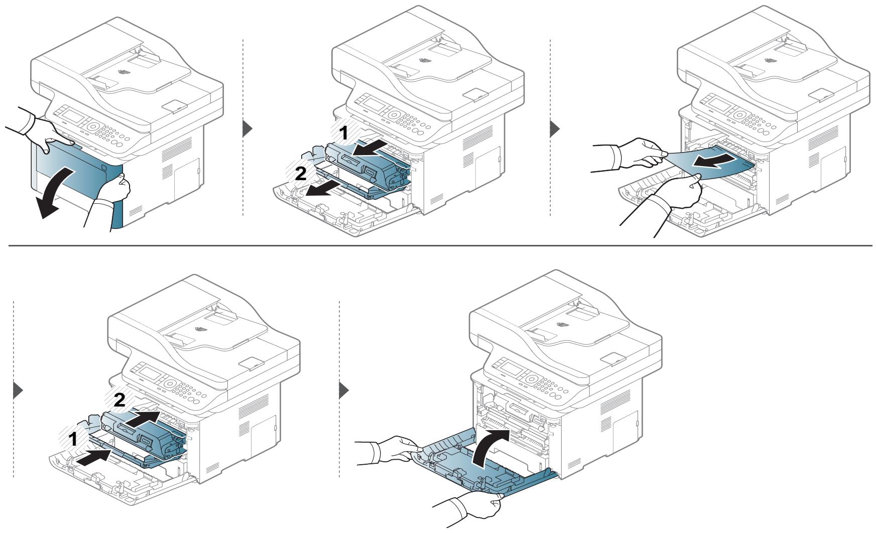 SAMSUNG SL-M4070FR - Élimination des bourrages - 1